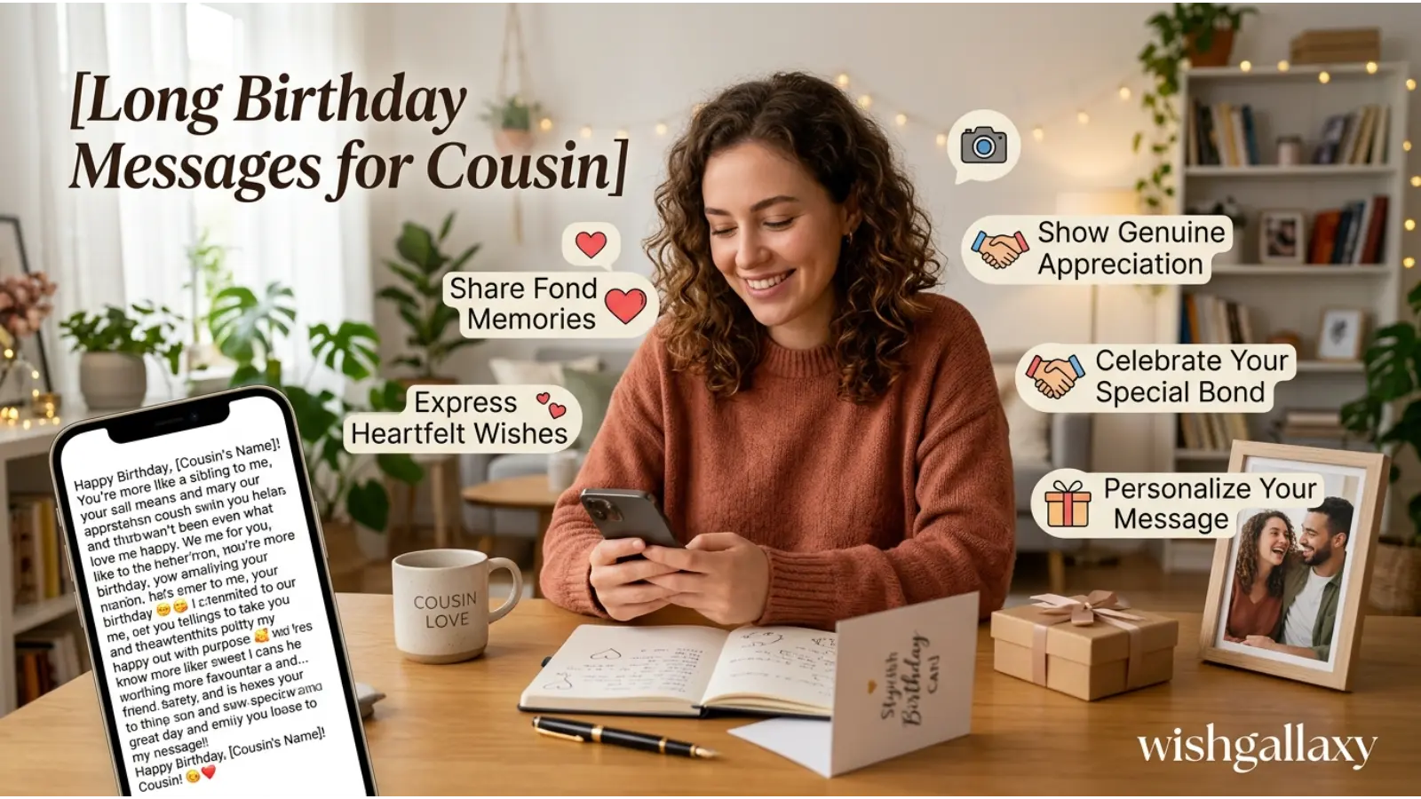 Long Birthday Messages for Cousin
