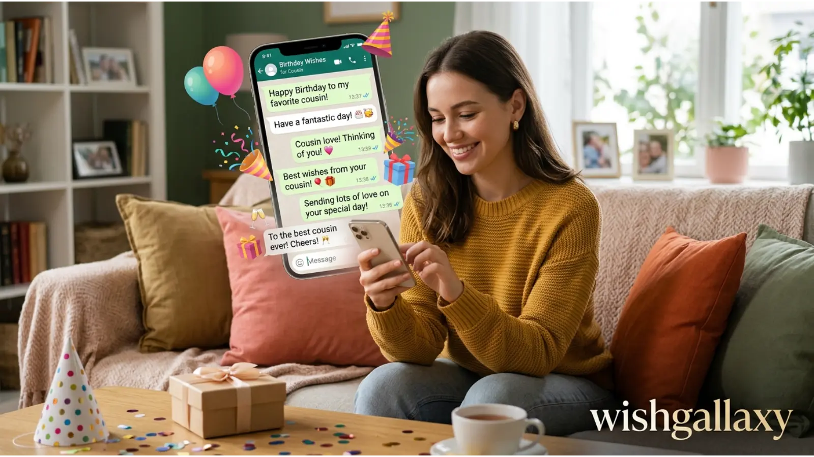 Birthday Wishes for Cousin on WhatsApp & Text Messages