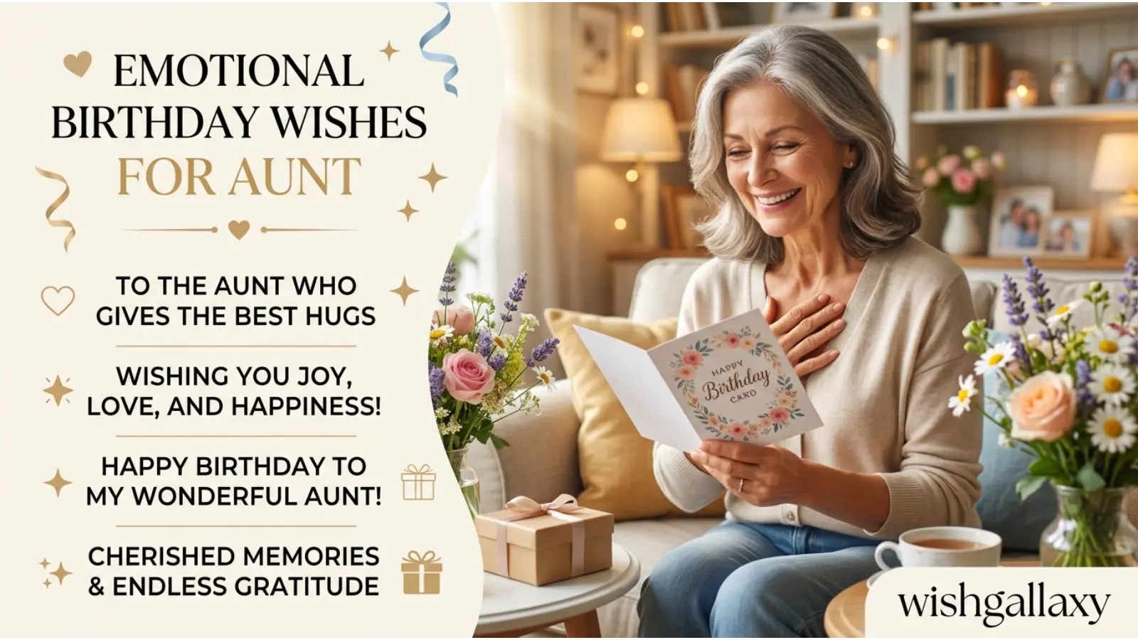 Emotional Birthday Wishes for Aunt