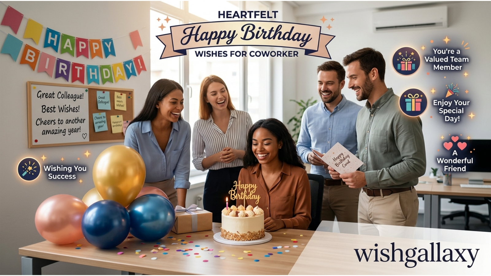 Heartfelt Happy Birthday Wishes for Coworker