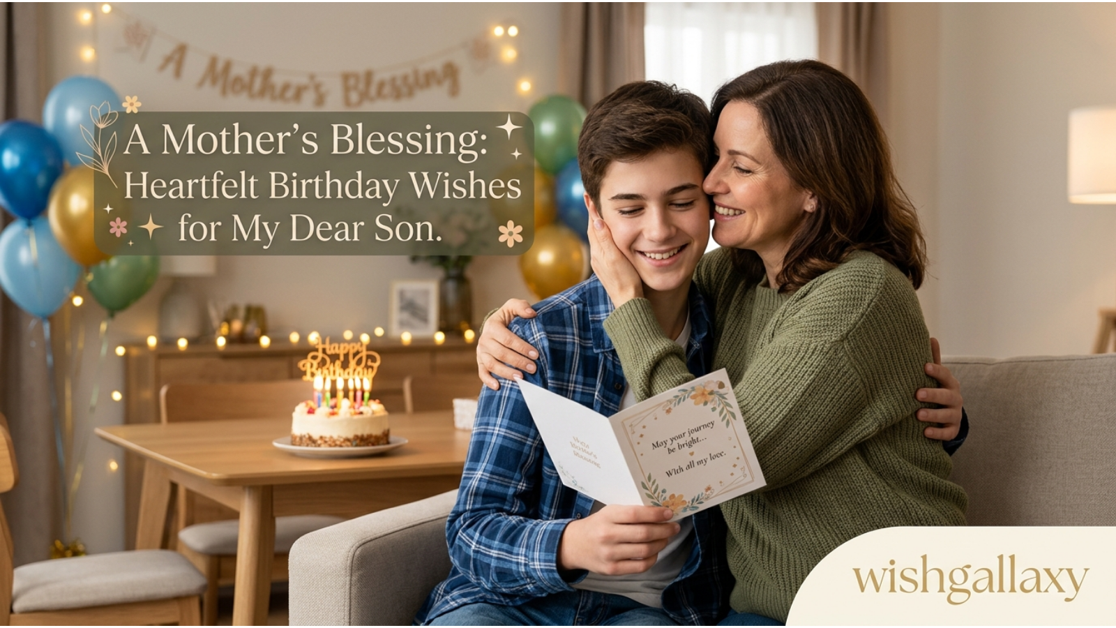 Blessing Birthday Wishes for Son from Mother