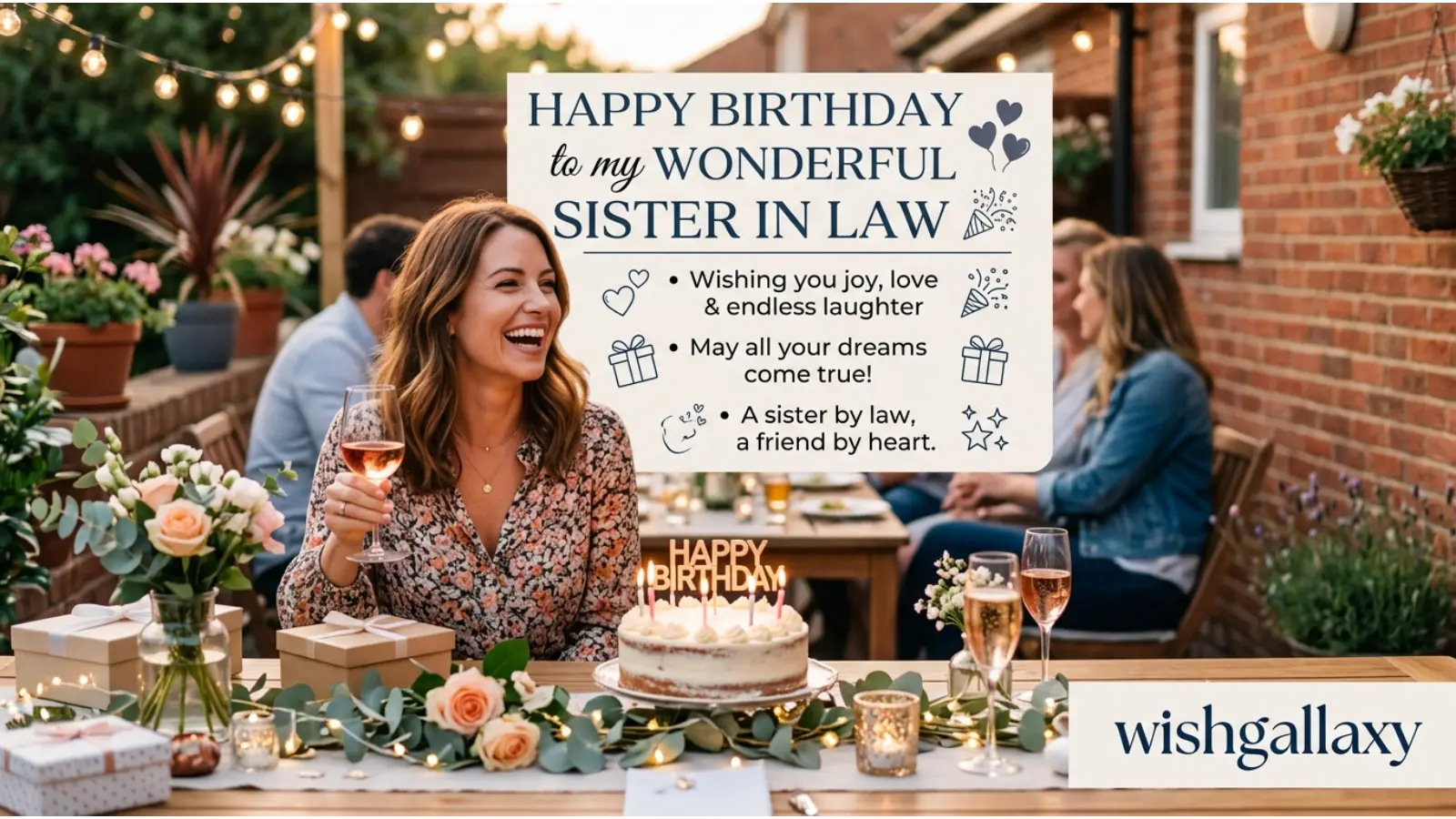 Birthday Wishes for Sister in Law