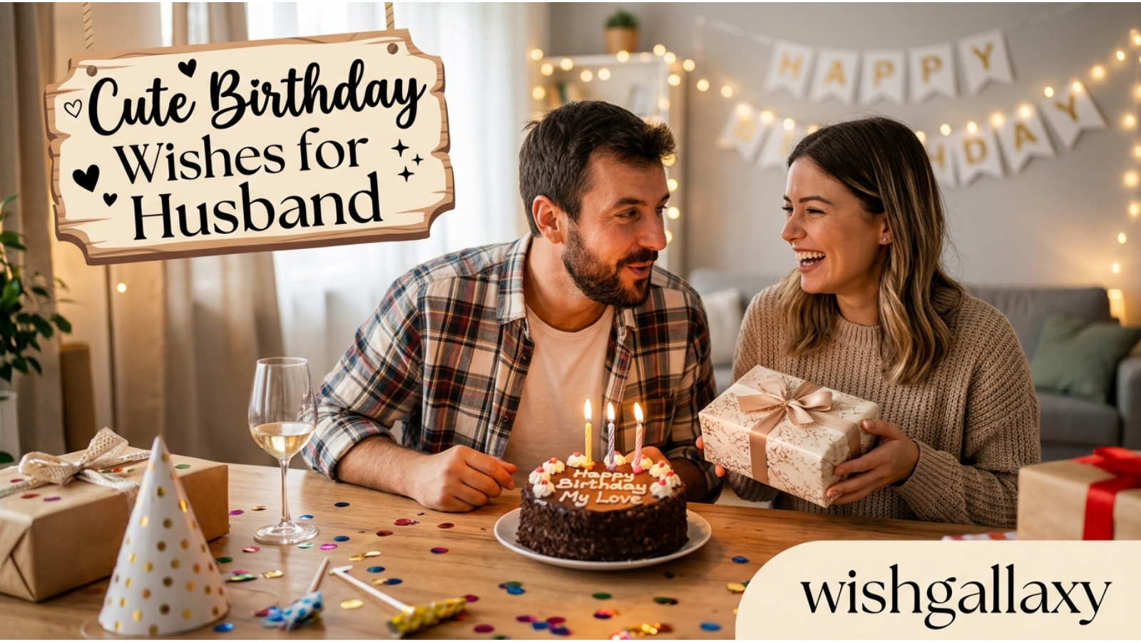 Cute Birthday Wishes for Husband