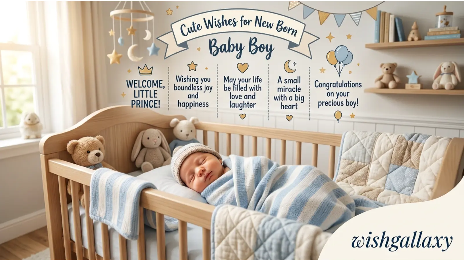 Cute Wishes for New Born Baby Boy