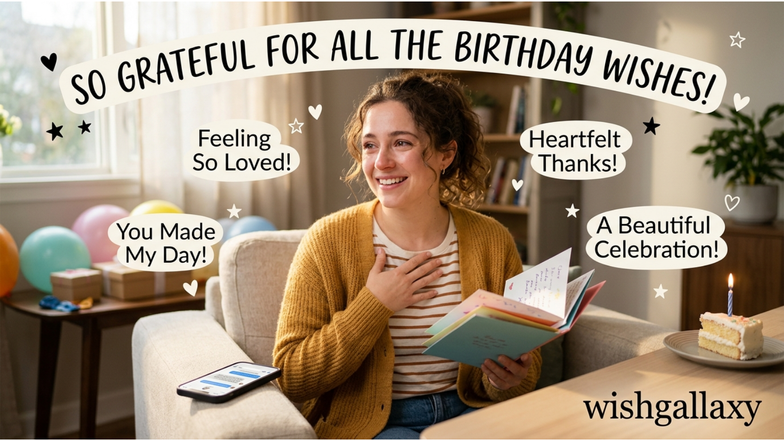 Emotional Thanks for the Birthday Wishes