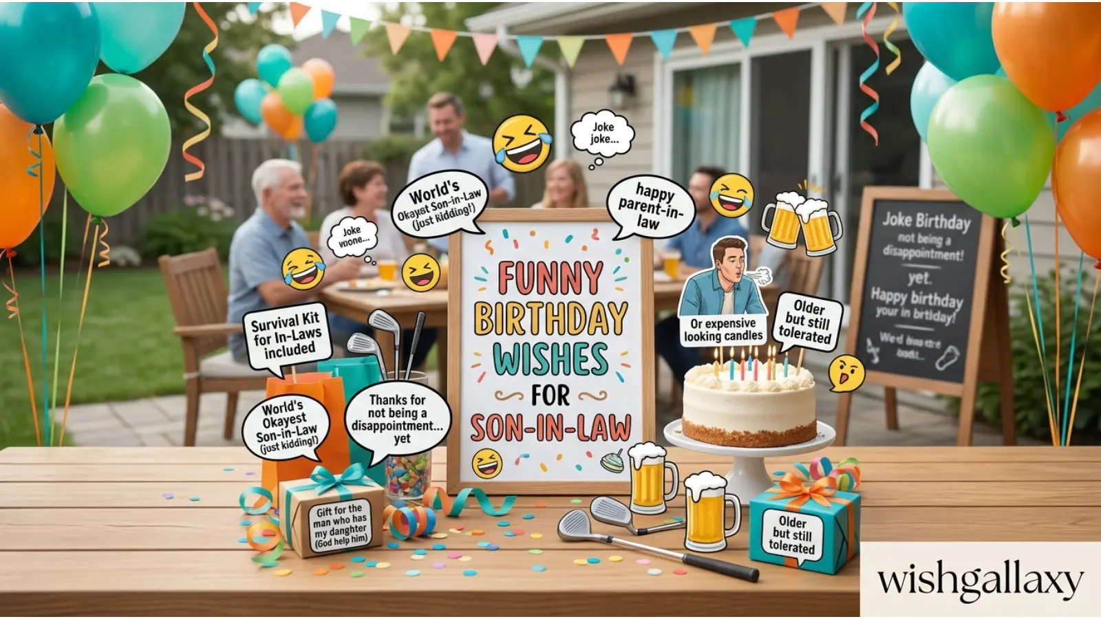 Funny Birthday Wishes for Son in Law
