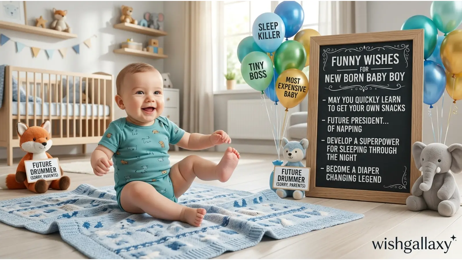 Funny Wishes for New Born Baby Boy