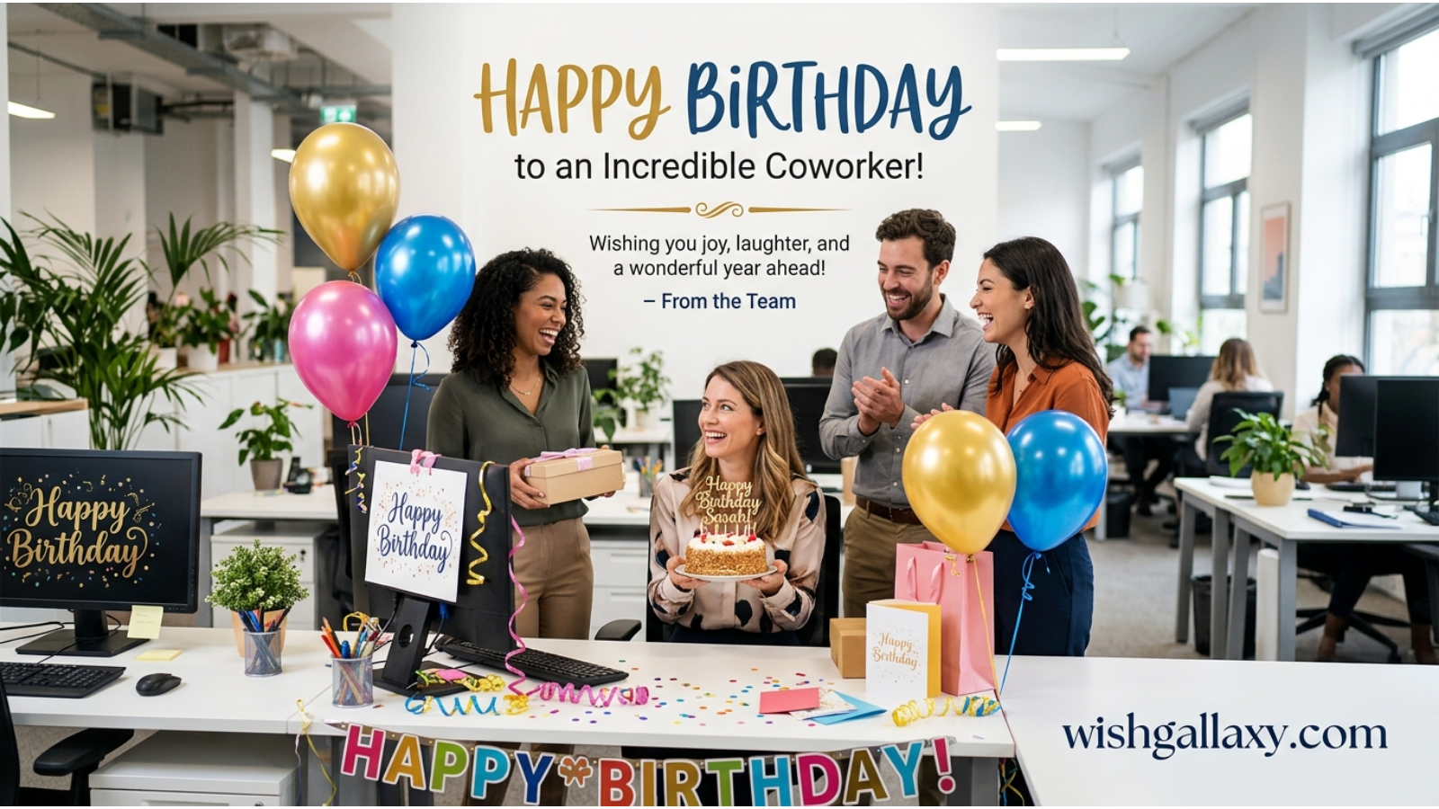 Happy Birthday Wishes for Coworker