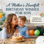 Mother Birthday Wishes for Son