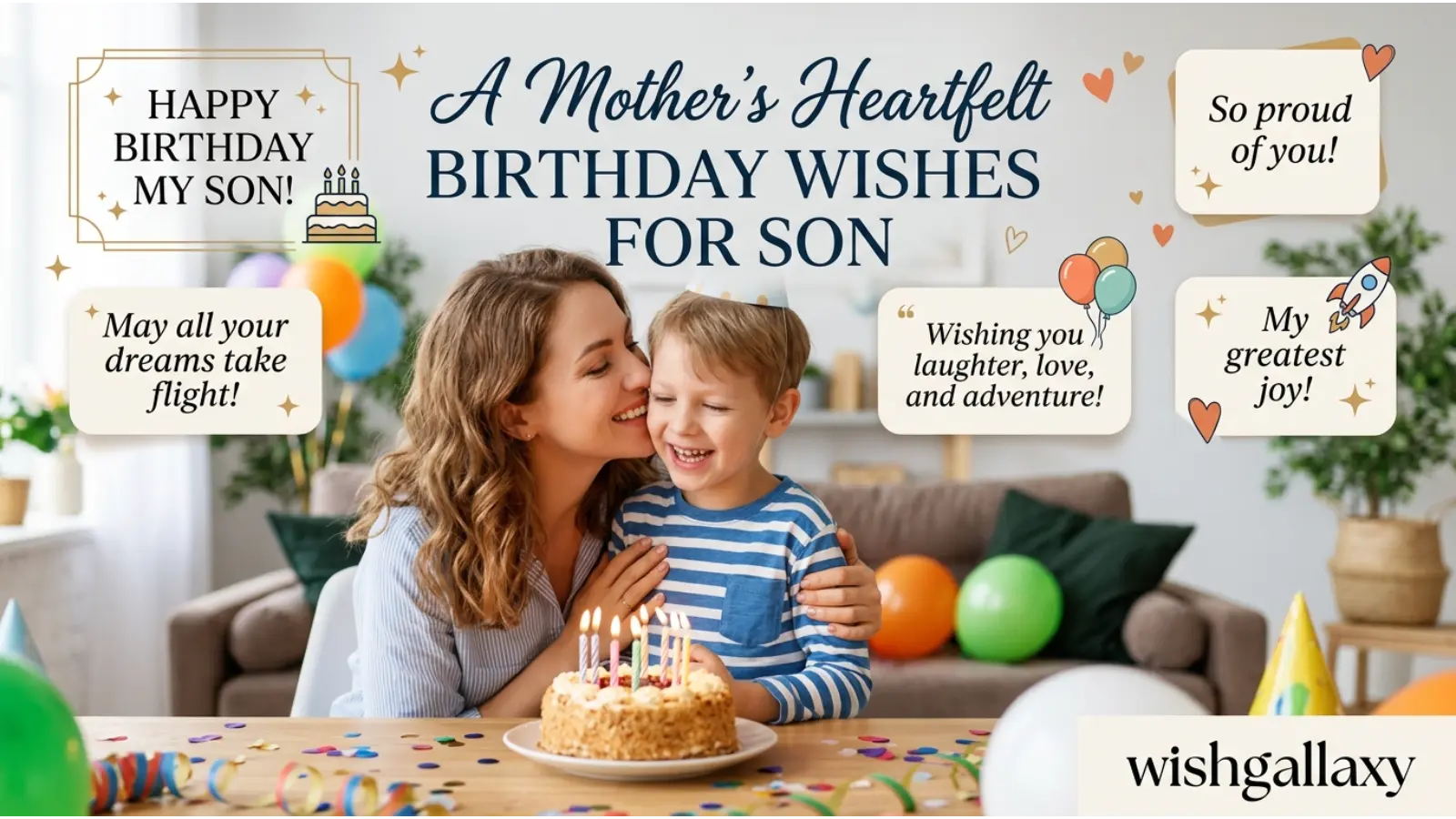 Mother Birthday Wishes for Son