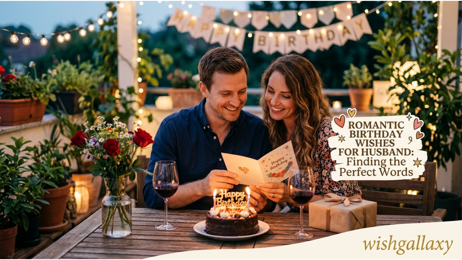 Romantic Birthday Wishes for Husband