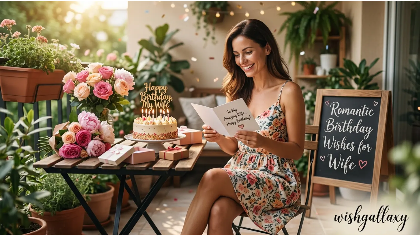 Romantic Birthday Wishes for Wife ❤️