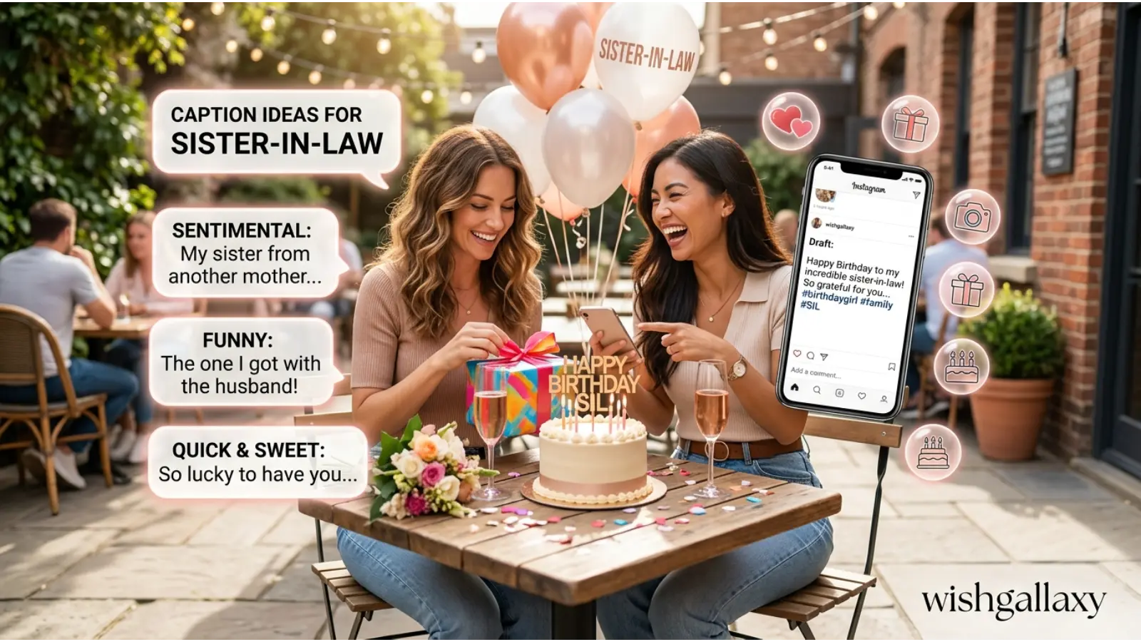 Instagram Captions for Sister-in-Law's Birthday