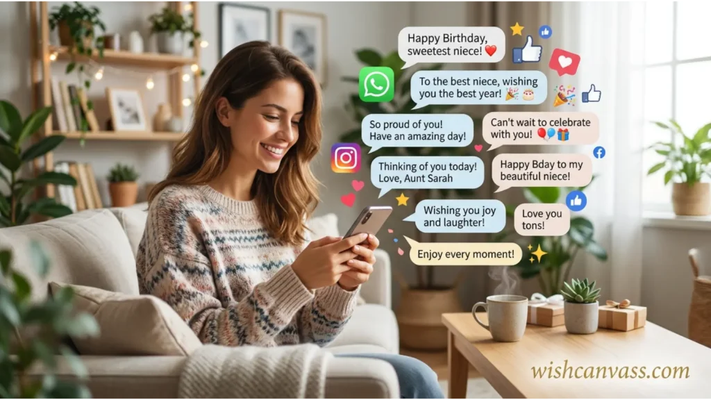 Touching Birthday Messages for Niece on WhatsApp and Social Media