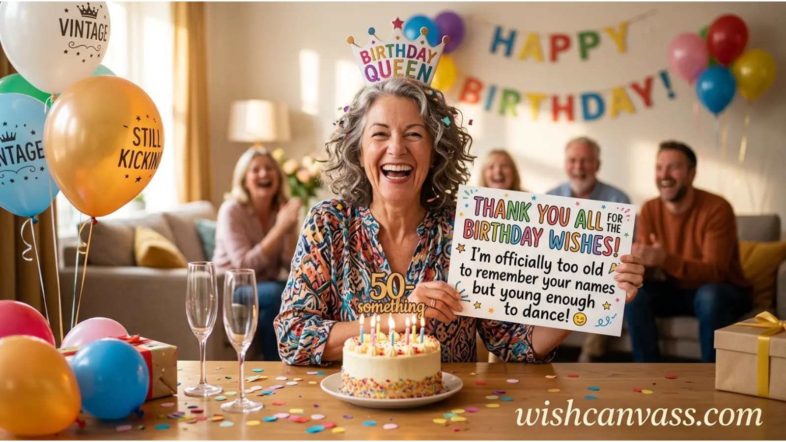 Funny Thank You All for the Birthday Wishes