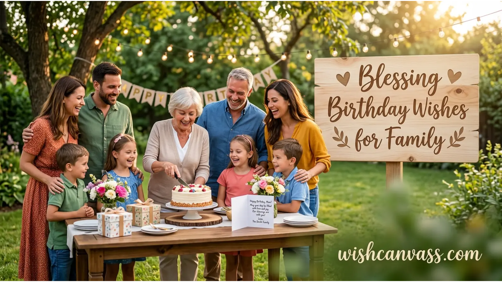 Blessing Birthday Wishes for Family