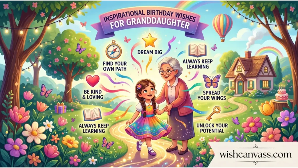 Inspirational Birthday Wishes for Granddaughter